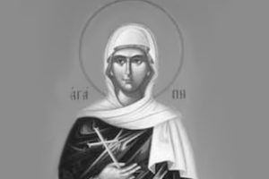 św. Agape z Tesaloniki św. Agape z Tesaloniki