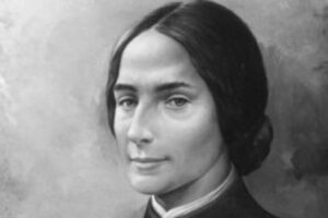bł. Katarzyna Cittadini Czarno-biały portret bł. Katarzyny Cittadini en face