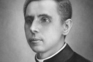 bł. Ignacy Dobiasz SDB Bł. Ignacy Dobiasz, biało-czarny obrazek twarzy