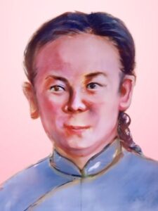 Święta Róża Fan Hui portret dziewicy i męczennicy z Chin.