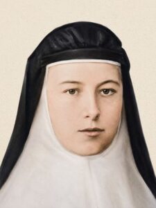 Portret błogosłąwionej Agaty od Cnót Matki Bożej, karmelitanki miłosierdzia, męczennicy z Cullery.