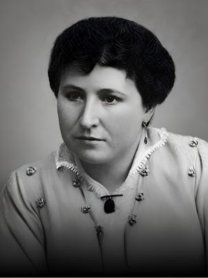 Błogosławiona Maria Climent Mateu na czarno-białej fotografii portretowej.