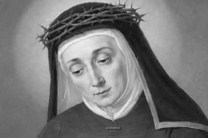 Św. Maria Franciszka od Pięciu Ran w koronie cierniowej