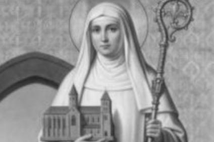 św. Adelina z Mortain, opatka